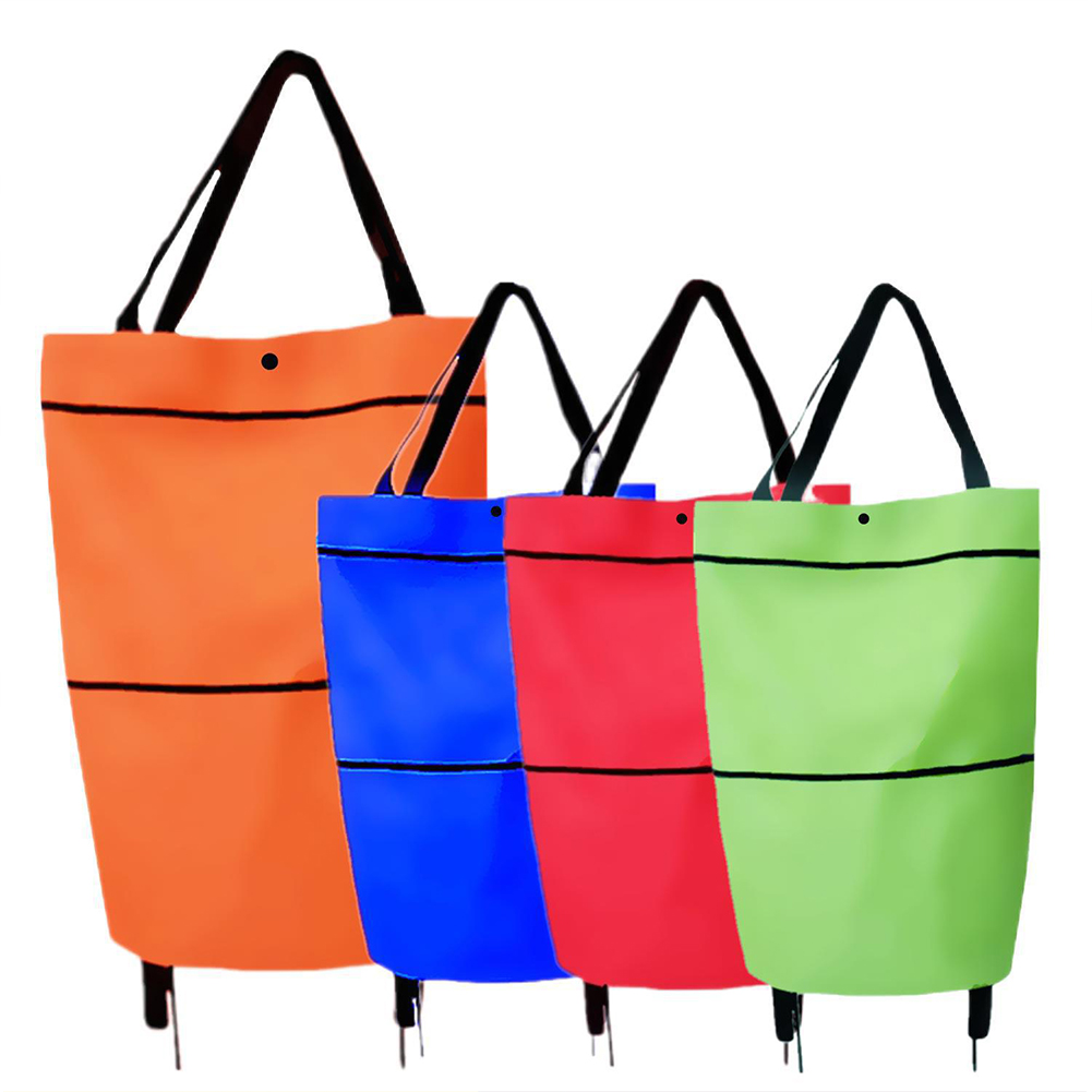 Folding Shopping Trolley Bag with Wheels Telescopic Food Organizer Bag, Orange, 501 Original
Folding Shopping Trolley Bag with Wheels Telescopic Food Organizer Bag, Orange, 501 Original