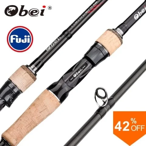 pornhint Pornhint Obei HURRICANE 1.8/2.1/2.4/2.7/3.0m Casting Spinning Fishing Rod Fuji Or TS Guide Baitcasting Travel pesca M/ML/MH/H Lure Rod