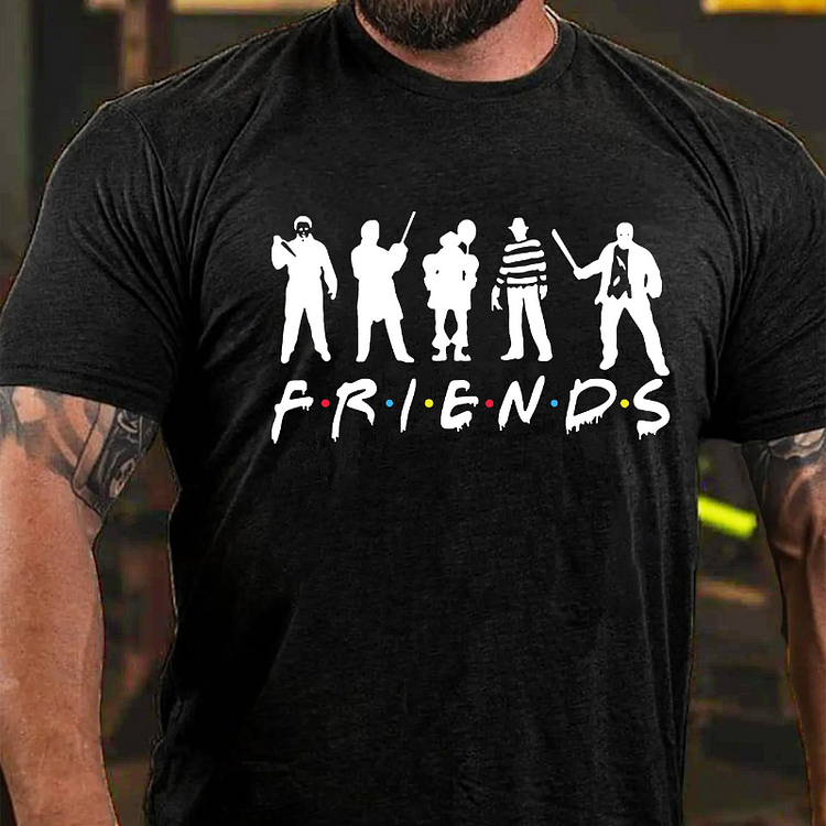 Halloween Horror Friends Funny T-shirt
