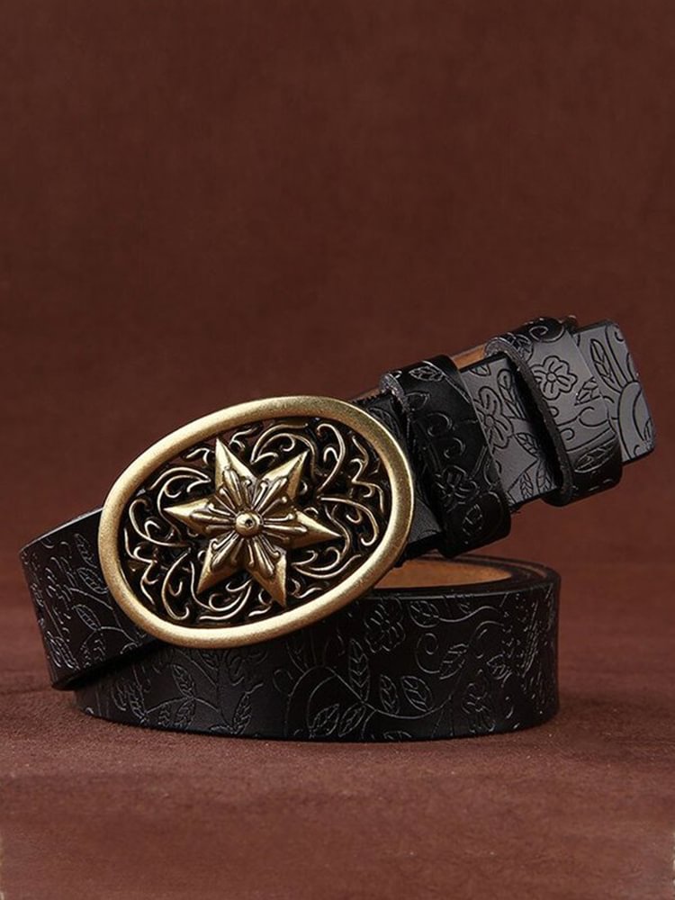 VChics Western Vintage Leather Belt