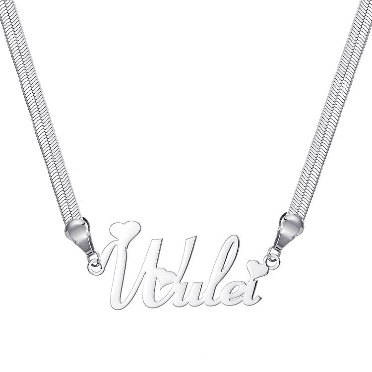 Custom Name Stainless Steel Snake Chain Necklace