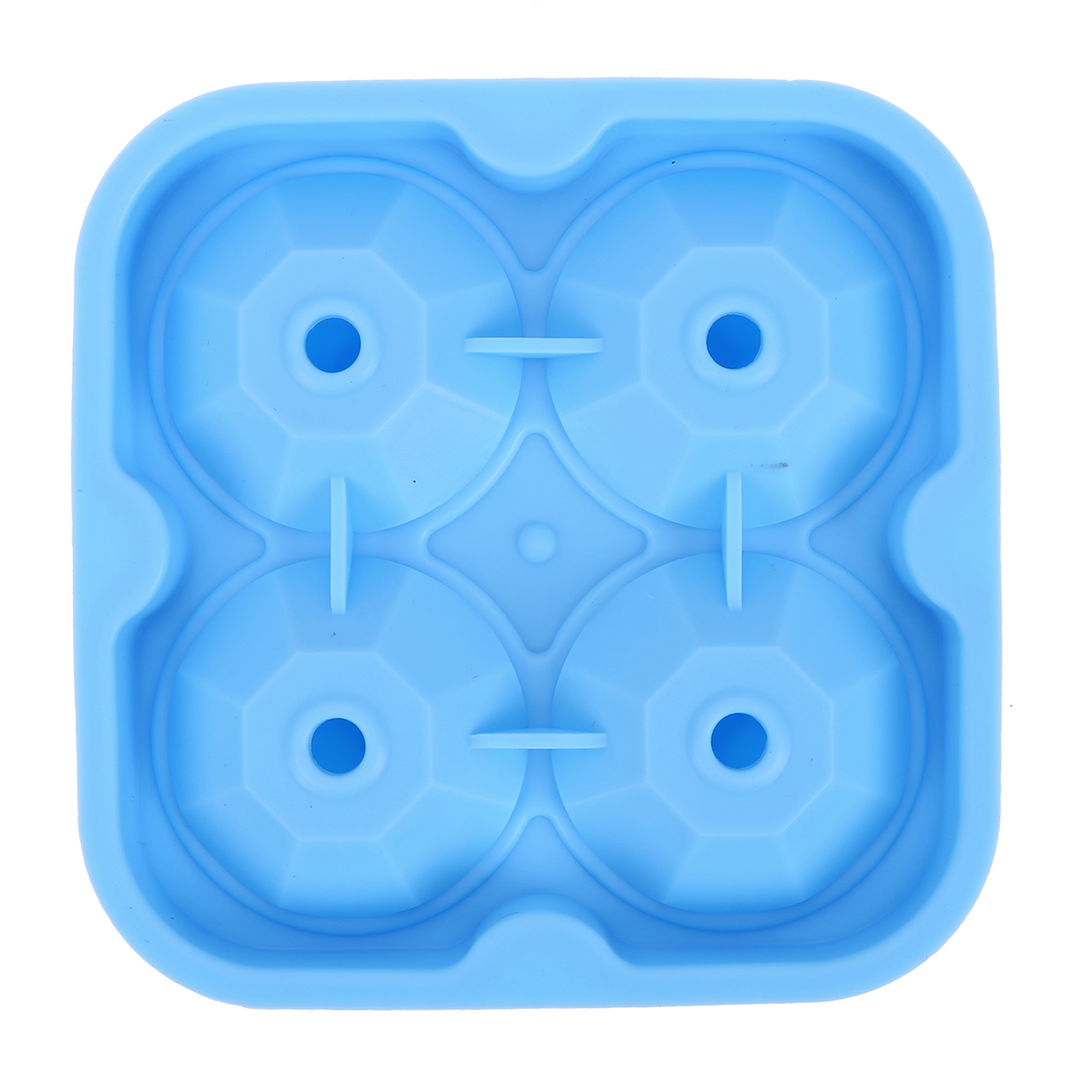 Ice Cube Tray Silicone, 4 Cavity Flexible Large Diamond Ice Ball Maker Mold, Blue, 501 Original
Ice Cube Tray Silicone, 4 Cavity Flexible Large Diamond Ice Ball Maker Mold, Blue, 501 Original
