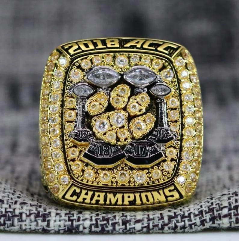 (2018) Clemson Tigers College Football ACC Championship Ring - Premium Series
