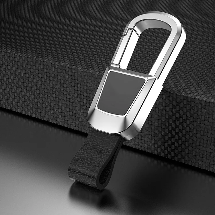 High-end Genuine Leather Car Keychain