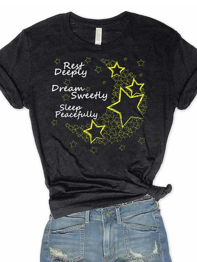 Bestdealfriday Rest Deeply Ladies T-Shirt 9842653