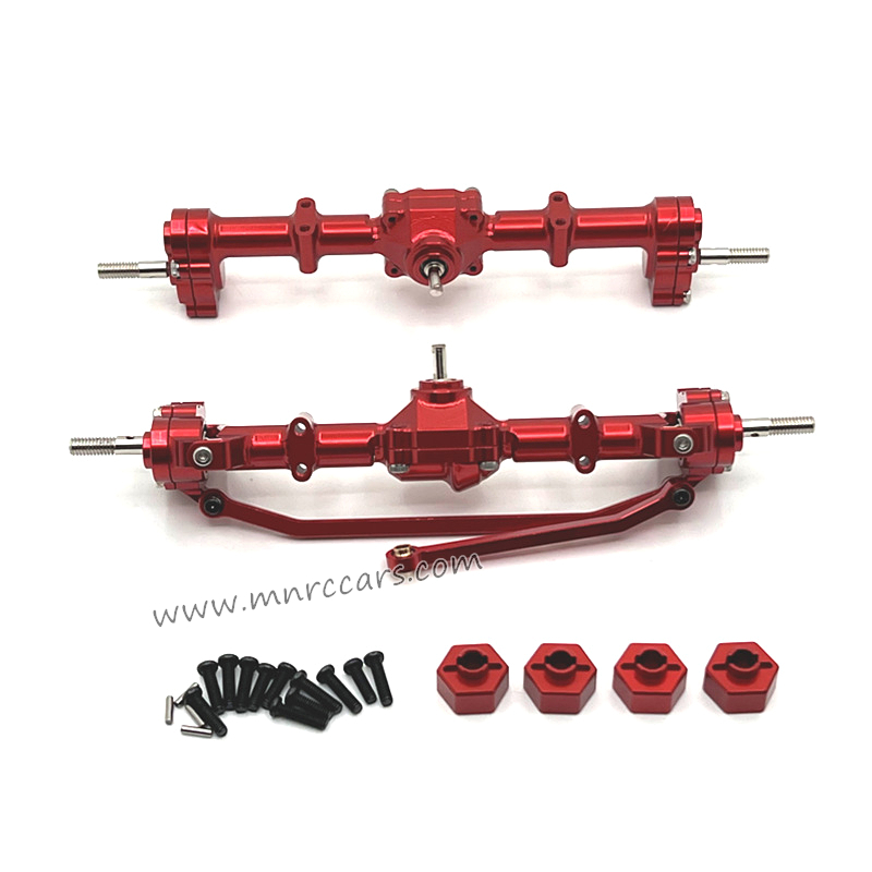 MN Model MN168 Upgrade Parts Metal Front And Rear Axle Assembly