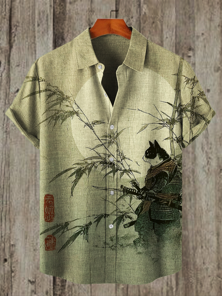Black Japanese Moth Full sleeves Shirt main image 1