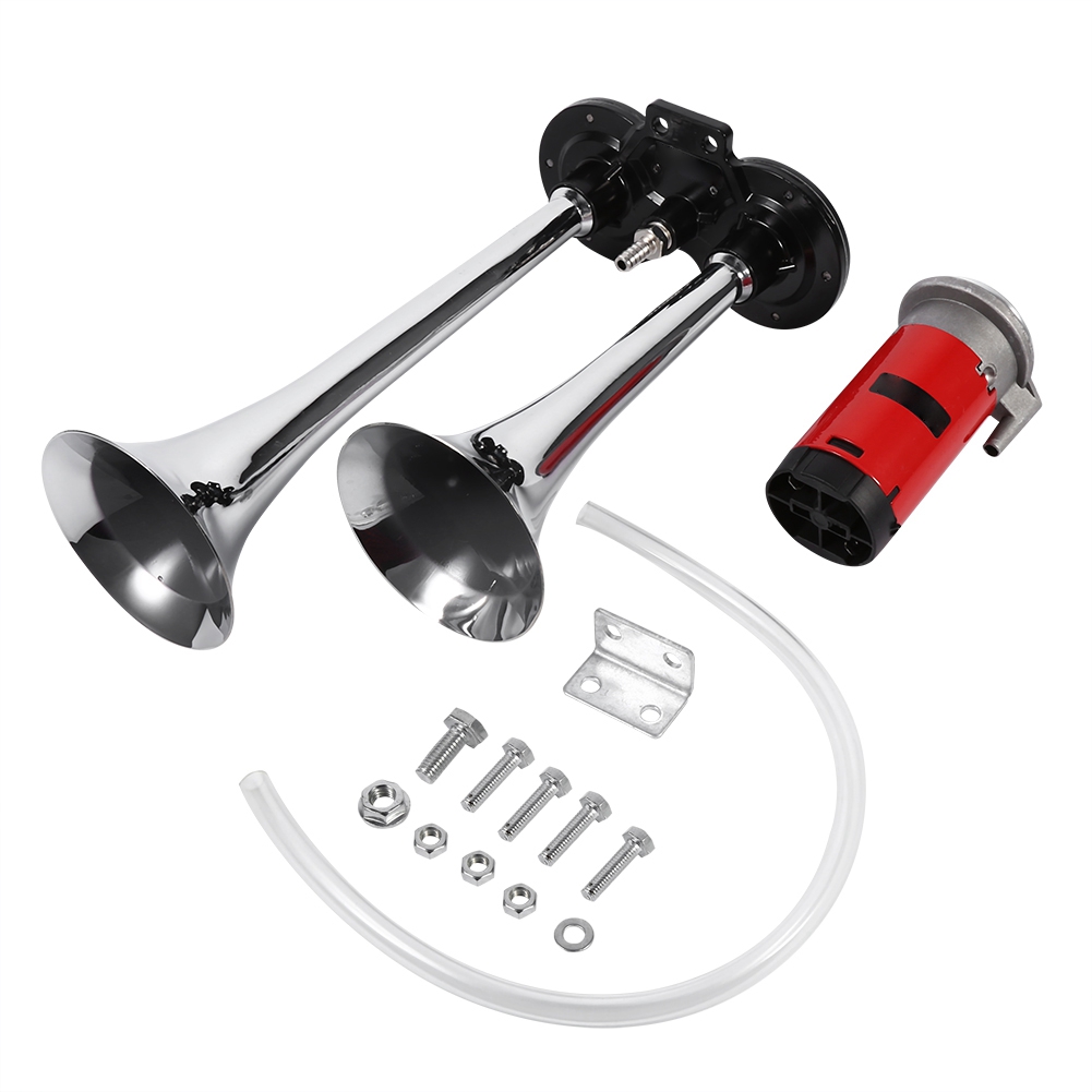 2-Trumpet Air Horn 150dB with Compressor for 12V Vehicle Truck Boat Lorry, 501 Original
2-Trumpet Air Horn 150dB with Compressor for 12V Vehicle Truck Boat Lorry, 501 Original