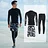 Rash Guard Couples 2025 New Korean Long Sleeve Multi Pieces Swimsuit Swimwear Bathing Suits Surfing Long Pant Sports Beachwear