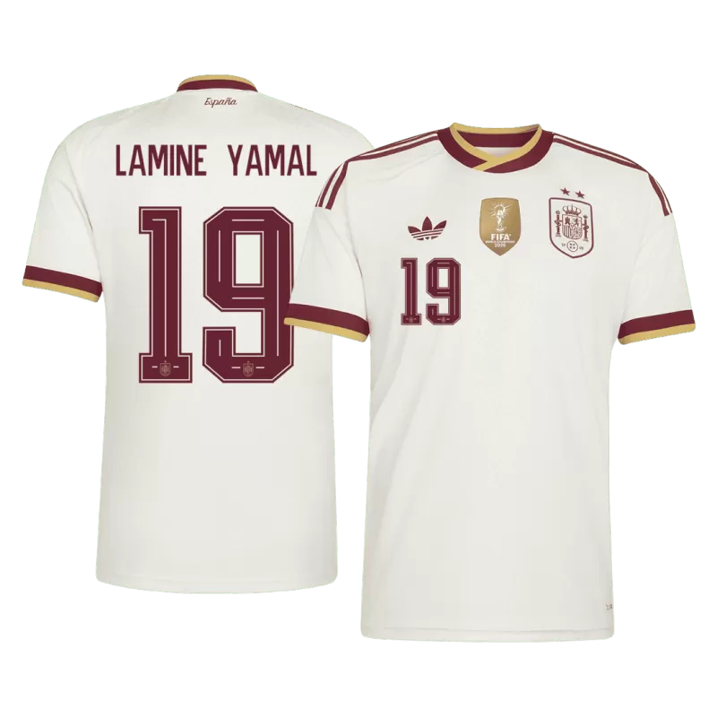 LAMINE YAMAL #19 Spain Away Player Version Jersey World Cup 2026