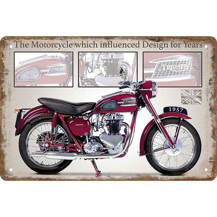 Classic Motorcycle - Vintage Tin Signs/Wooden Signs - 20*30cm/30*40cm