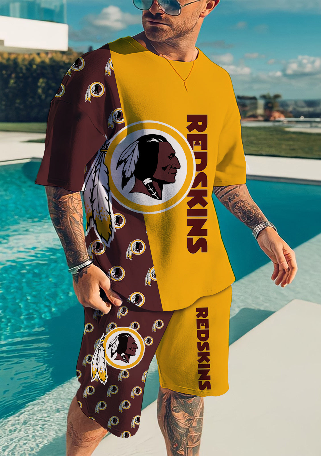 Washington Redskins Limited Edition Top And Shorts Two-Piece Suits