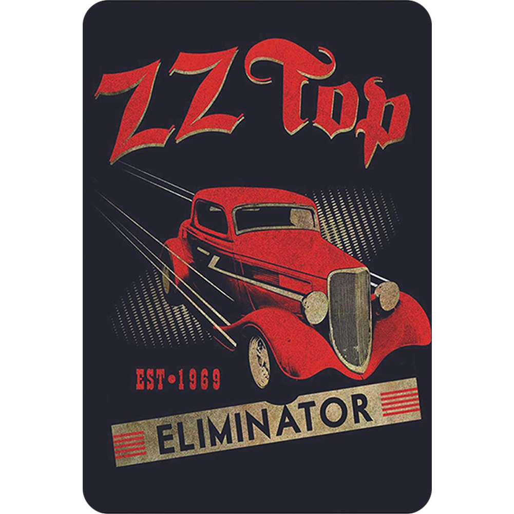Voiture - Panneaux en étain métallique(30*40cm