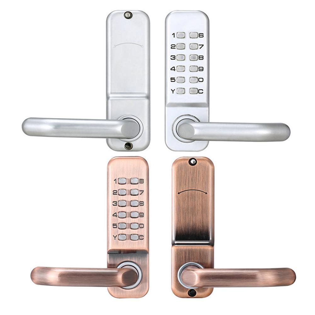 Mechanical Digital Push Button Door Lock Keyless Keypad Combination Lock, Silver, 501 Original
Mechanical Digital Push Button Door Lock Keyless Keypad Combination Lock, Silver, 501 Original