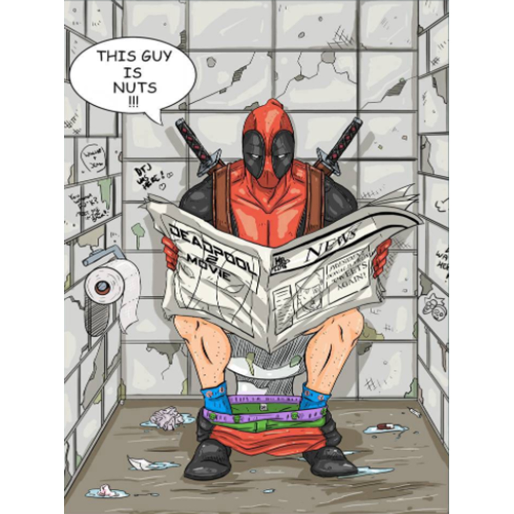(Multi-Size) Superhero On Toilet - Round/Square Drill Diamond Painting 30*40CM/40*50CM, Square diamond 30*40cm, 501 Original
(Multi-Size) Superhero On Toilet - Round/Square Drill Diamond Painting 30*40CM/40*50CM, Square diamond 30*40cm, 501 Original