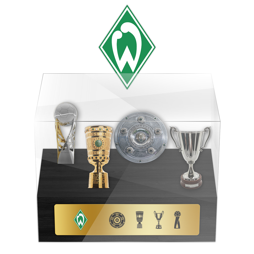 Werder Bremen Football Club Football Trophy Dispaly Case