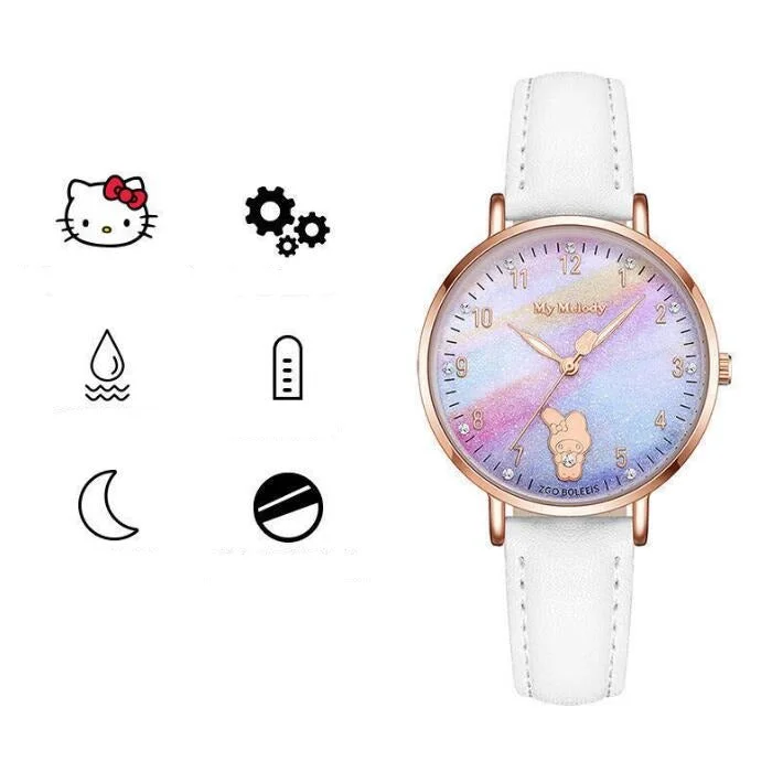 White/Pink Melody Wrist Watch SP16418