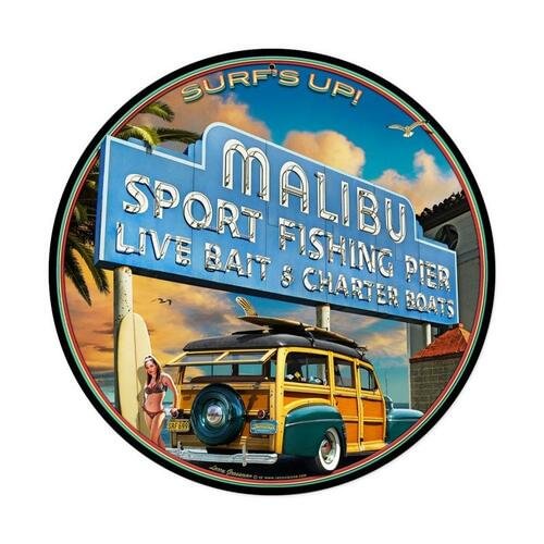 Garage- Round Shape Tin Signs/Wooden Signs - 30*30CM