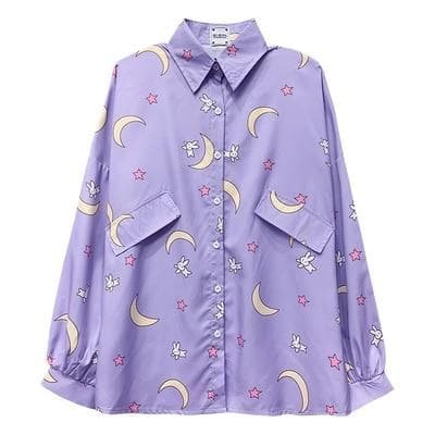 Purple Kawaii Sailor Moon Shirt SP14995