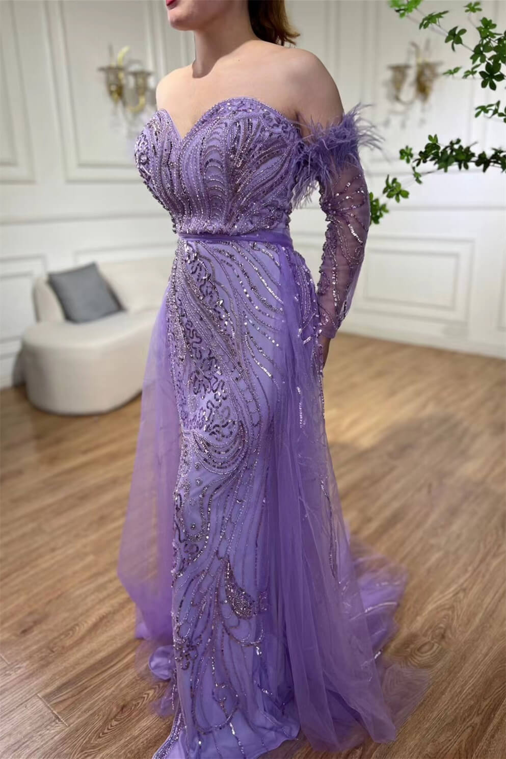 Mermaid Lavender Dress