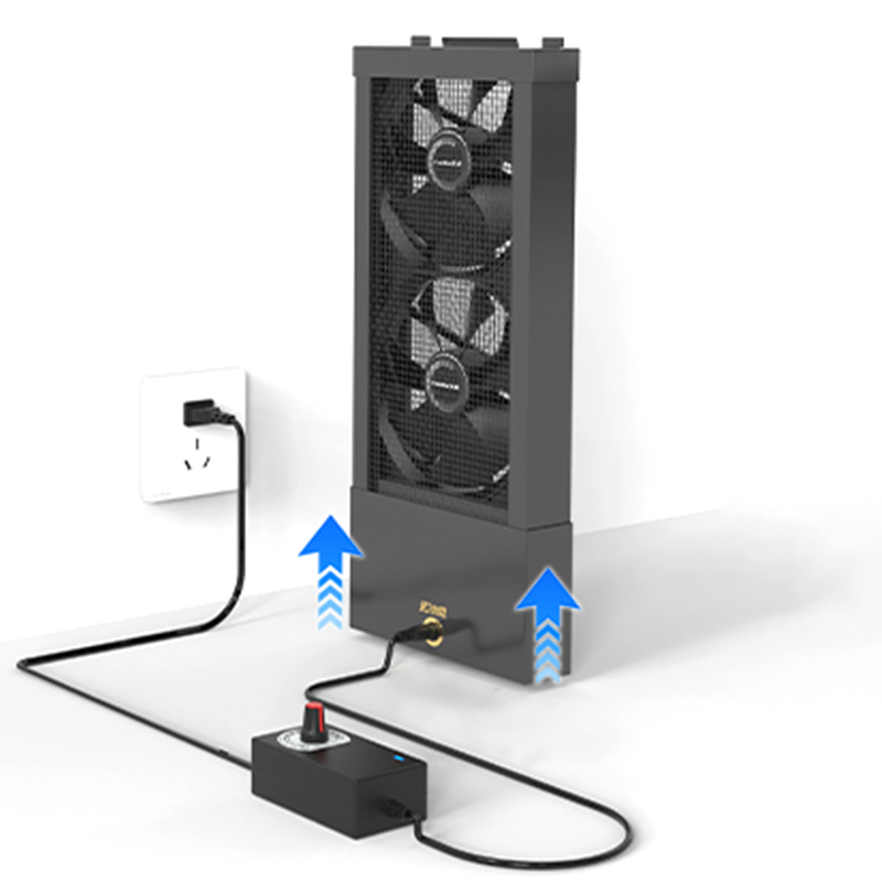 Window Exhaust Fan with Adjustable Speed Settings