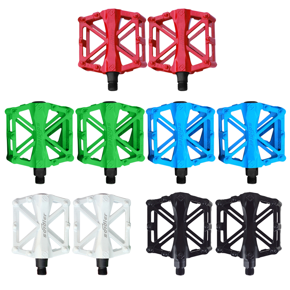 Bike Pedals Aluminum Bicycle Sealed Bearing Anti Skid Flat Platform Pedals, Red, 501 Original
Bike Pedals Aluminum Bicycle Sealed Bearing Anti Skid Flat Platform Pedals, Red, 501 Original