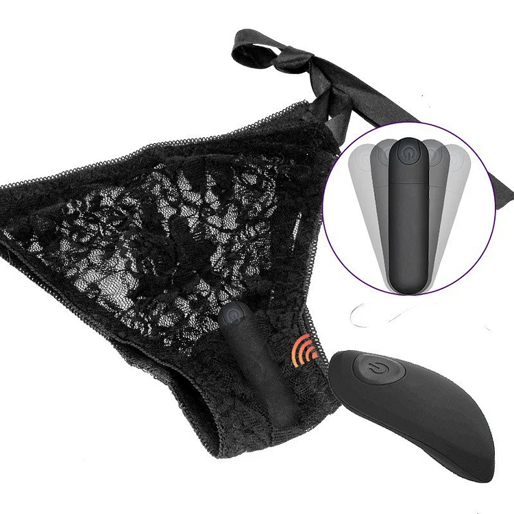 Lace Underpants Wear Wireless Remote Control Multi-frequency Vibration Bullets For Women To Go Out For Stealth Diving Adult Supplies