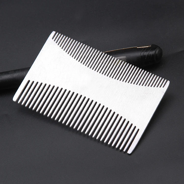 cm101-barber metallic stainless Steel Hair Combs,fashion comb