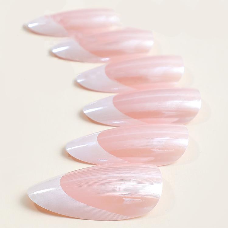 White Edge French Minimalist Nail Patches