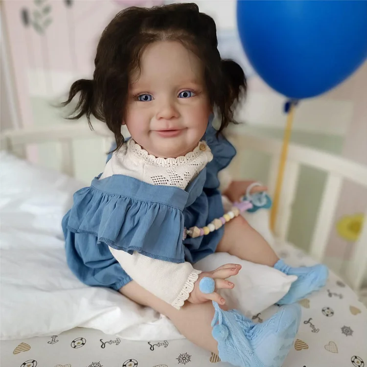 [New Series!]20" Real Lifelike Awake Reborn Toddler Girl Doll Named Tully