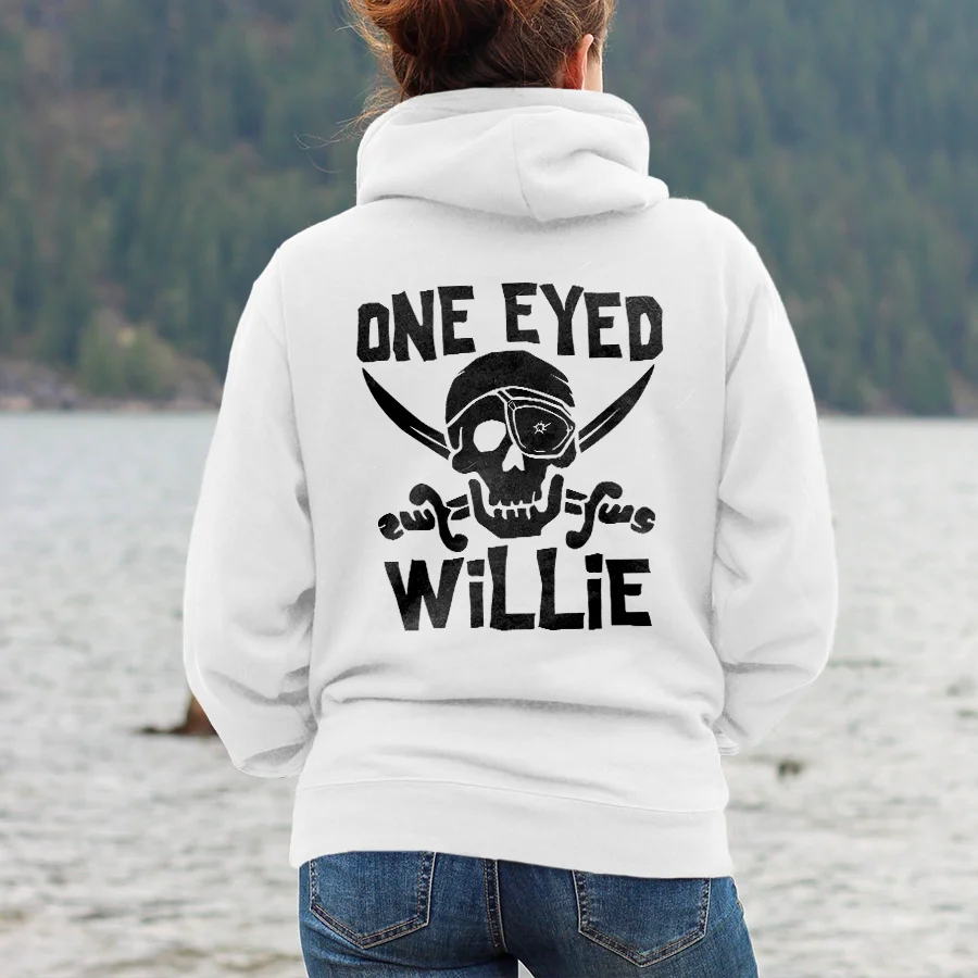 One Eyed Willie Printed Women's Hoodie