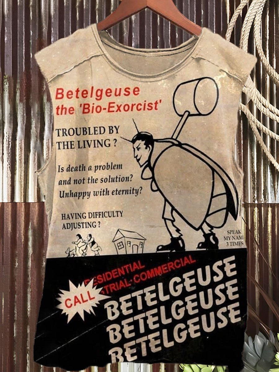 Beetlejuice Flyer Art Print Classic Tank Top