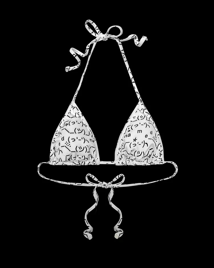 MALFUNCTION BIKINI TOP WHITE