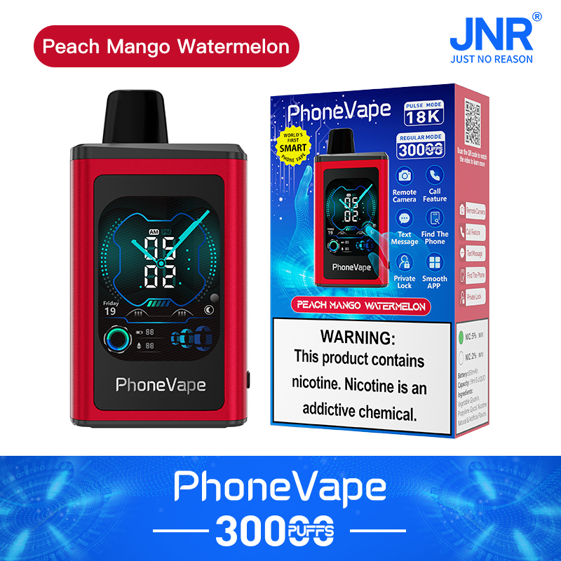 JNR PhoneVape 30K Disposable Vape-Peach Mango Watermelon Best Vape