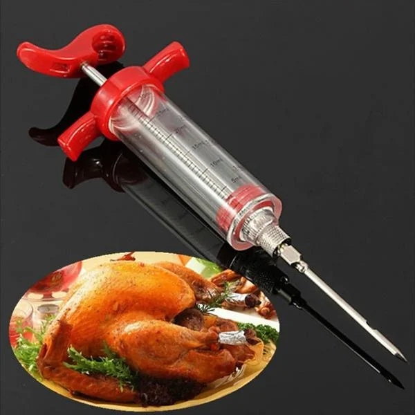 30ml BBQ Meat Marinade Sauce Seasoning Syringe Injector