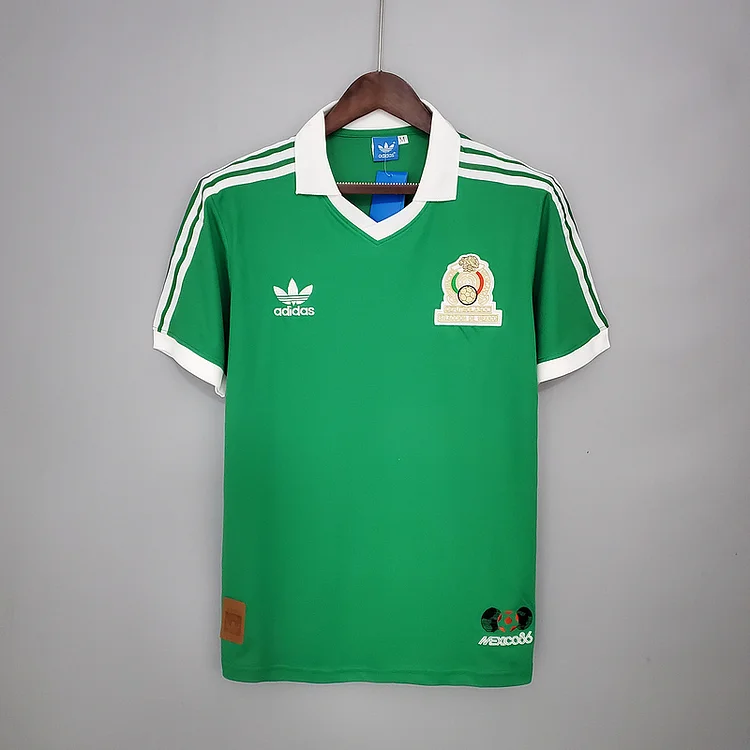 Retro Mexico 1986 home   Football jersey retro