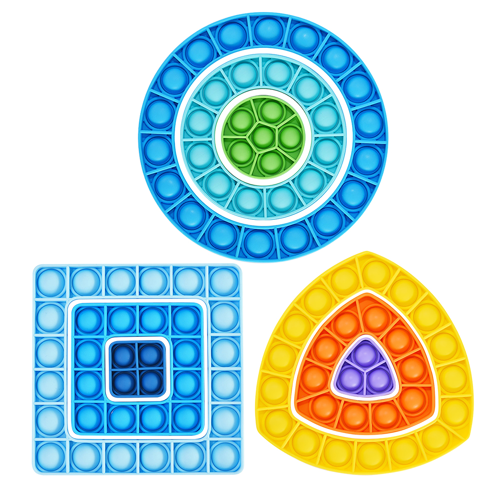 3pcs Push Bubble Decompression Splicing Ring Relaxing Sensory Puzzle Toy, Circle, 501 Original
3pcs Push Bubble Decompression Splicing Ring Relaxing Sensory Puzzle Toy, Circle, 501 Original