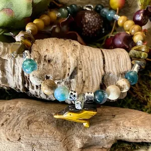 pornhint Pornhint Zuni Fetish Carved animal Hummingbird in Tigers Eye with wood Jasper and Moss Agate.