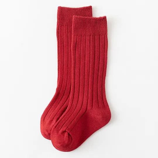 【0-3Y】Baby's Cute Solid Color Soft And Warm Socks