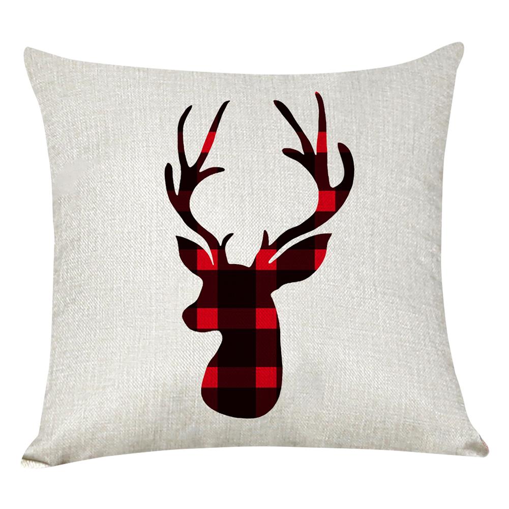 Elk Print Checked Xmas Pillow Case Sofa Cushion Cover Home Party Decor (1, 501 Original
Elk Print Checked Xmas Pillow Case Sofa Cushion Cover Home Party Decor (1, 501 Original
