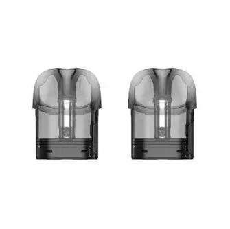 Two Vaporesso OSMALL replacement pods with clear casing, showing 1.2ohm integrated coil.