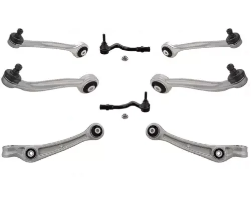 Dronehint Front Lower & Upper Control Arms & Tie Rods 8PC KIT for Audi A4 12-15 & A5 12-14 (For: Audi Sport) Parts