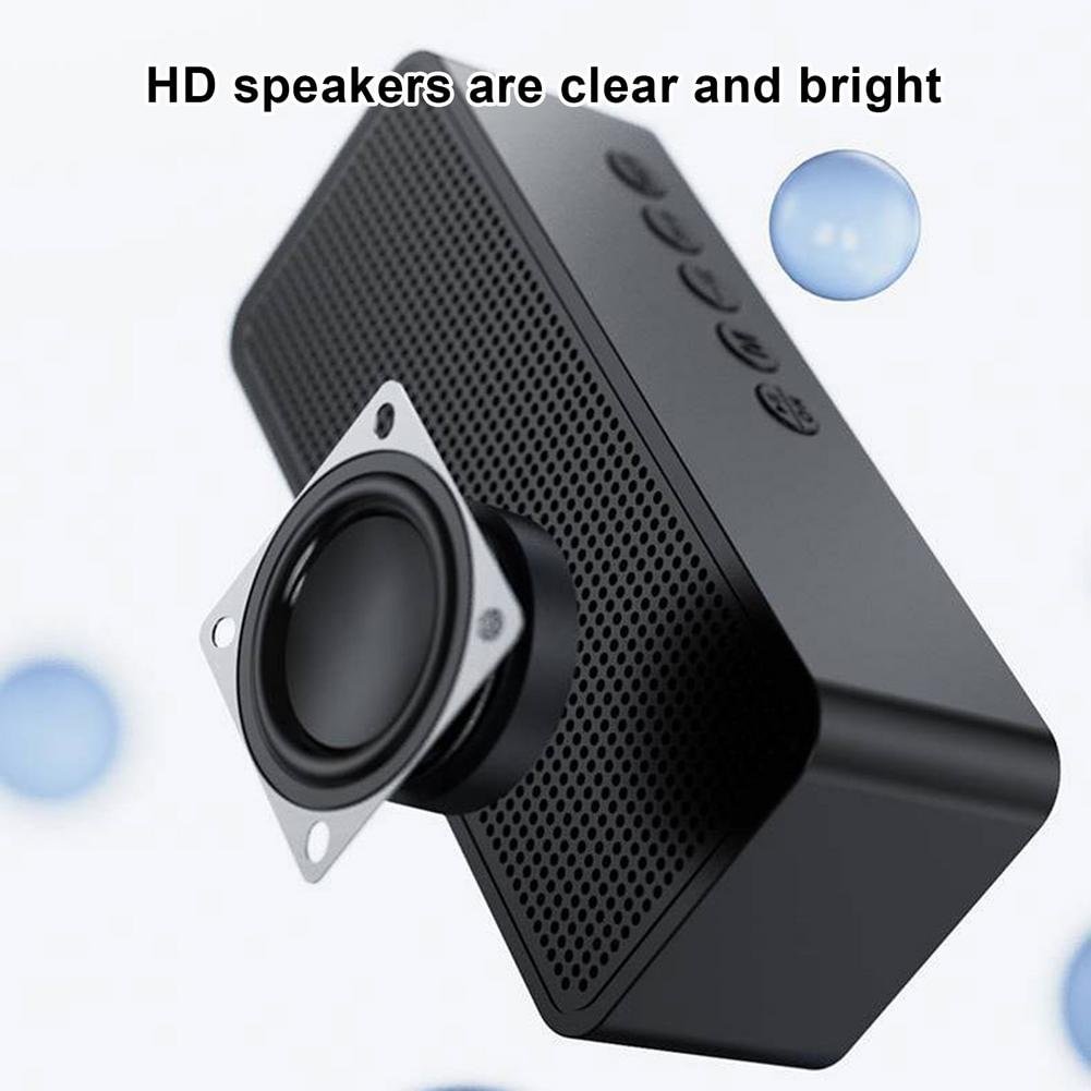 G50 Wireless Bluetooth Speaker With FM Radio Portable Mini Card Mirror