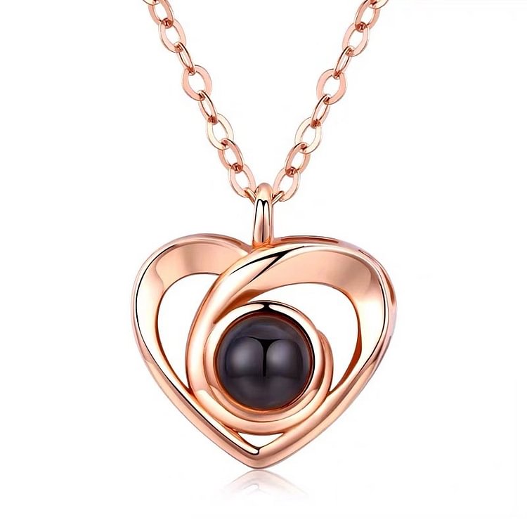 Wear Felicity Necklace Personalized Heart Photo Necklace