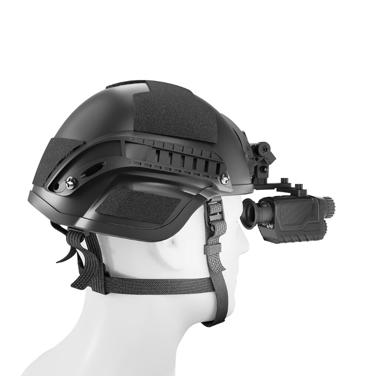 BekinTek 4K 3D Helmet Mounted Night Vision Monocular Head Mountable Goggles Rechargeable Optics Telescope IR Full Dark Observing 7x Infrared 8x Digital Zoom 4K Video Record 36M Photo 800 Degrees Diopter Adjustment 4 Color Effect 9
