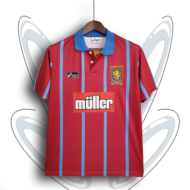 Retro 93-95 Aston Villa home   Football jersey retro