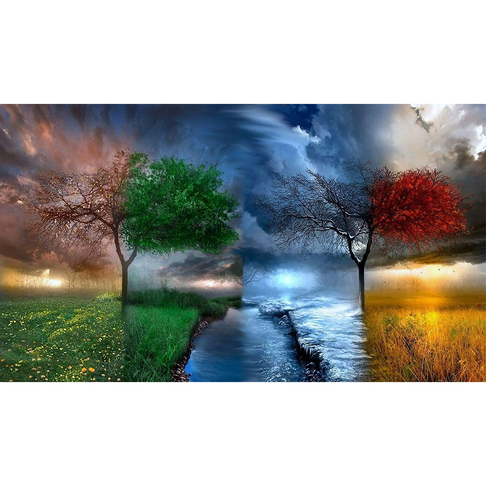 Four Seasons Tree - Round Drill Diamond Painting - 70*40CM (Big Size), 501 Original
Four Seasons Tree - Round Drill Diamond Painting - 70*40CM (Big Size), 501 Original