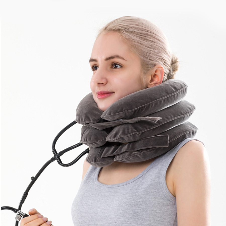 Medical Devices Neck Stretcher Air Inflatable Cervical Neck Traction