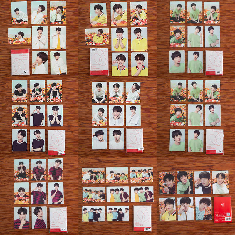 BTS MERCH SHOP, Military Uniform Polaroid Lomo Photocards 30pcs/box