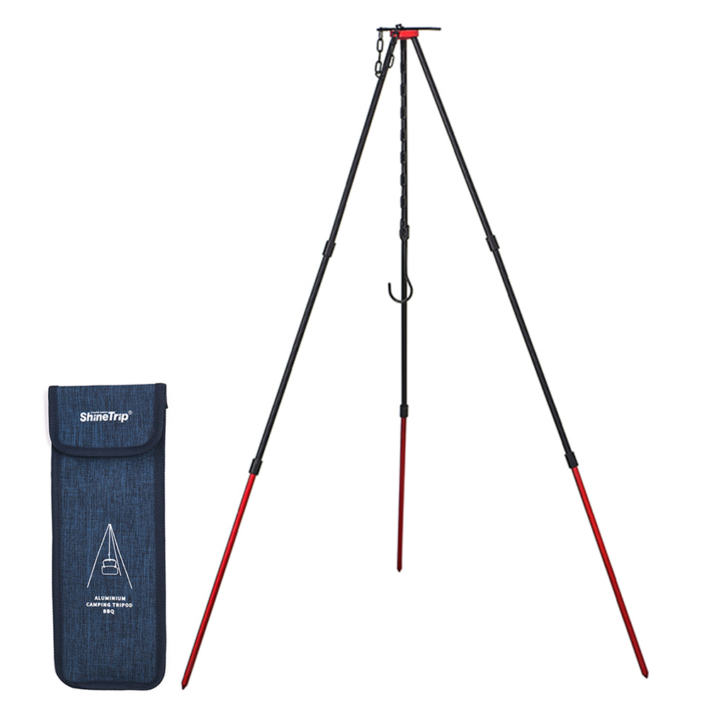 ShineTrip Adjustable Outdoor Campfire Picnic Tripod Camp Equipment, Red, 501 Original
ShineTrip Adjustable Outdoor Campfire Picnic Tripod Camp Equipment, Red, 501 Original